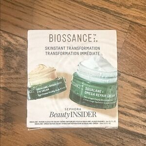 Biossance Squalane Eye Cream & moisturizer repair cream
